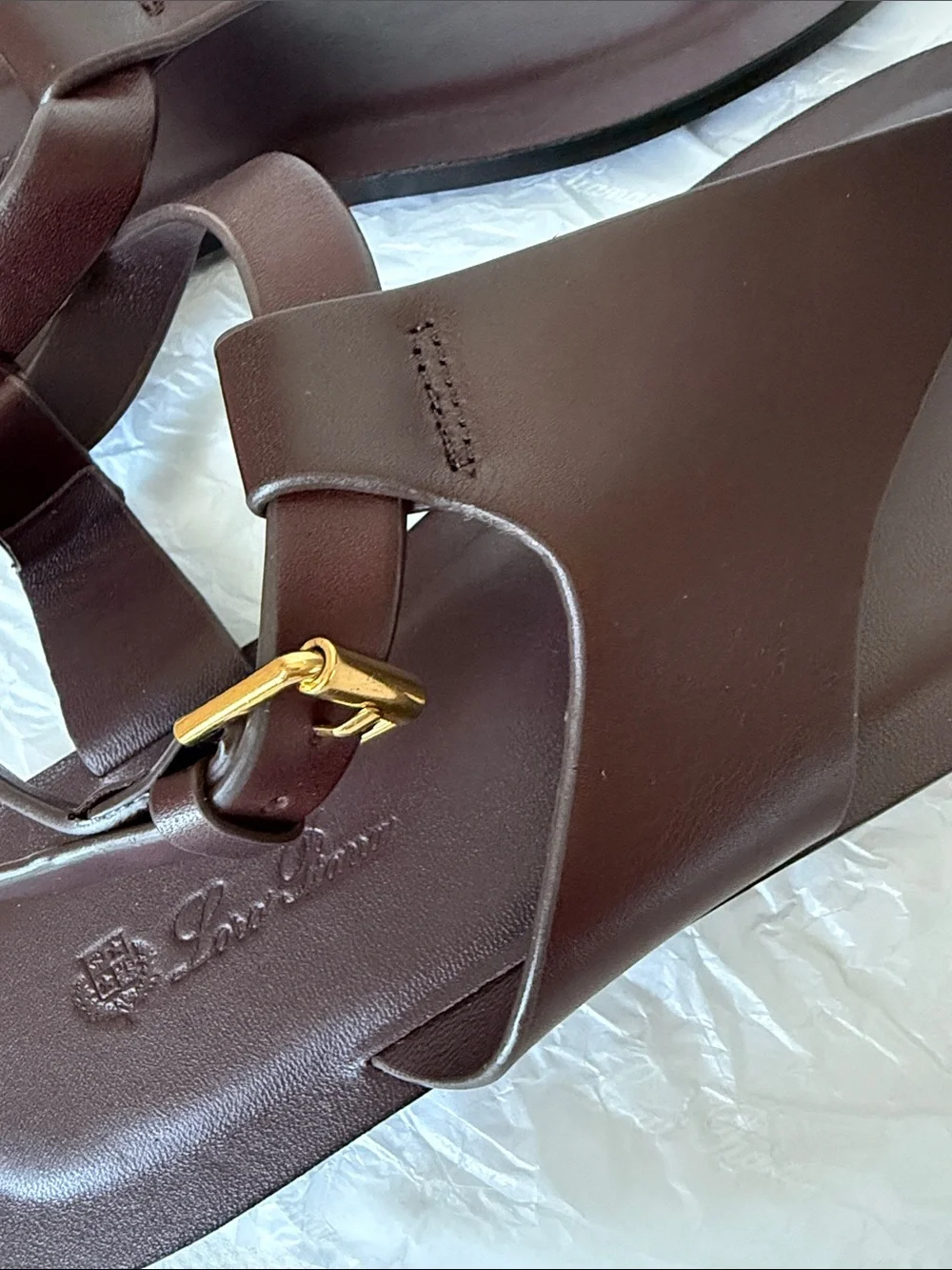 Loro Piana T-Strap Sandals for Women
